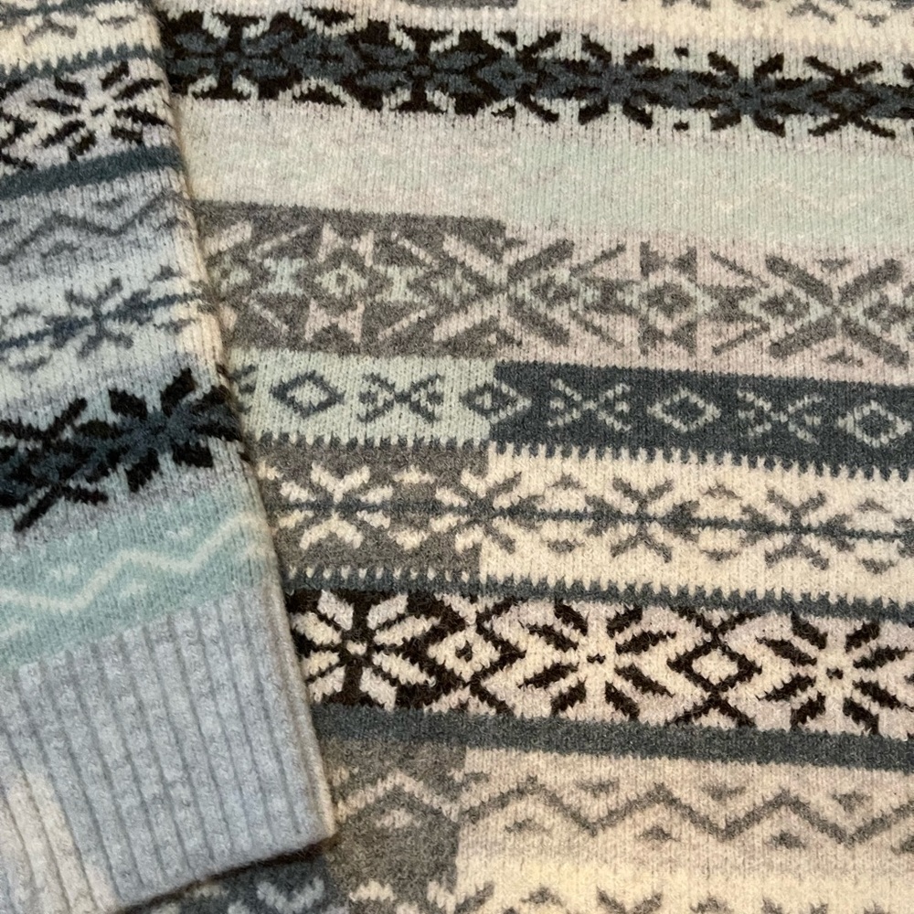 Loft Patchwork Fairisle Sweater - Picture 8 of 11